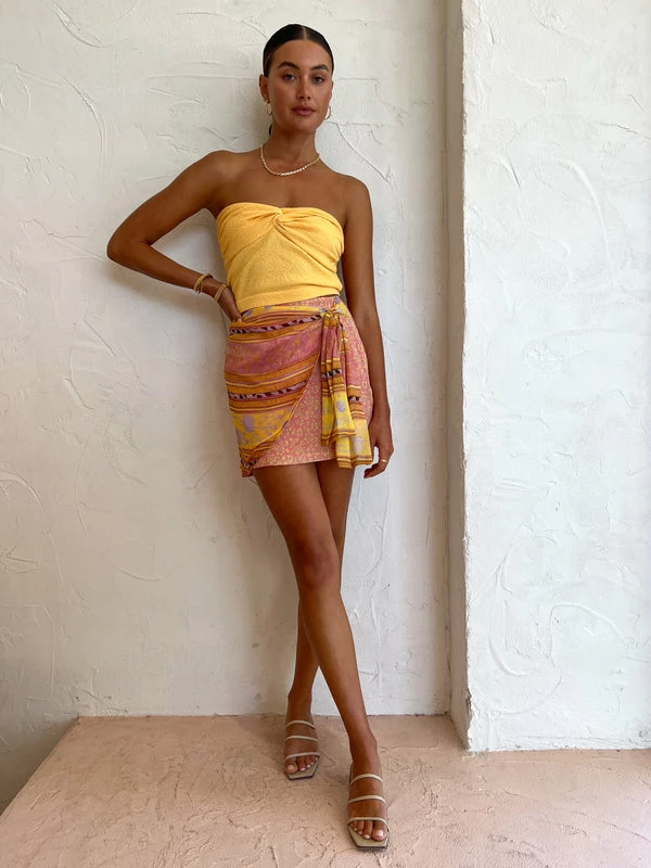 Hansen & Gretel Aluna Skirt In Tango/Carnival Print 3 Hansen & Gretel Aluna Skirt In Tango/Carnival Print