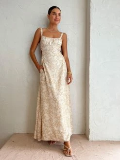 Hansen & Gretel Carlos Dress In Tan Paisley -Coco & Lola SHOP Hansen Gretel Lowres 95 2032211c e48a 4d2b b331 a6e86be97c62 600x