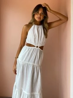 Bec & Bridge Helene Maxi Dress In Ivory -Coco & Lola SHOP Helene lowres 7Feb 4 600x