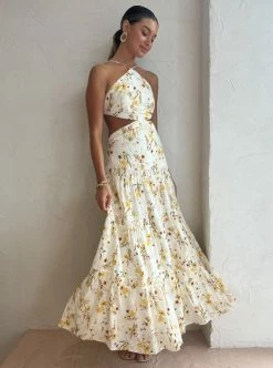 Issy Maypole Dress In Yellow Poppy -Coco & Lola SHOP Issy Lowres 85 600x