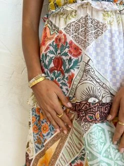 Kate Ford Zellejie Long Layered Dress In Multi -Coco & Lola SHOP KateFord Lowres 72 600x