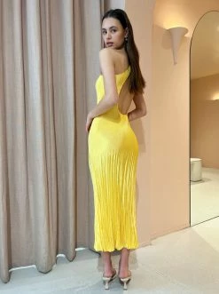 Lidee Naomi Gown In Canary -Coco & Lola SHOP LIDEE Canary Lowres 4copy 600x