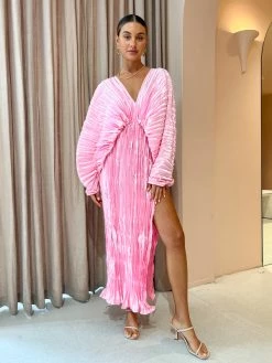 Lidee De Luxe Gown In Lipstick