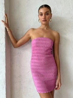 Lidee Aurore Mini Dress In Hot Pink -Coco & Lola SHOP LIDEE Lowres 46 ec17f140 79eb 4ec7 8904 61dc49a080df 600x