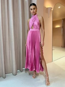 Lidee Renaissance Split Gown In Hot Pink -Coco & Lola SHOP LIDEE Lowres 51 682dfbae 82f7 4077 b47e 2e1f9da4da04 600x