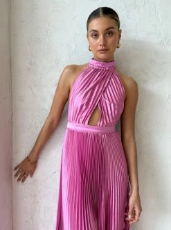 Lidee Renaissance Split Gown In Hot Pink -Coco & Lola SHOP LIDEE Lowres 58 c2037d0b afb1 4361 98ae b952967e9c27 600x