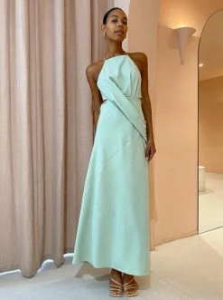 One Fell Swoop Solange Maxi Dress In Mint Pastel
