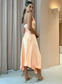 One Fell Swoop Josphine Dress In Persimmon -Coco & Lola SHOP OneFellSwoop Lowres August 38 600x