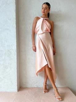 One Fell Swoop Audrey Dress In Cantaloupe