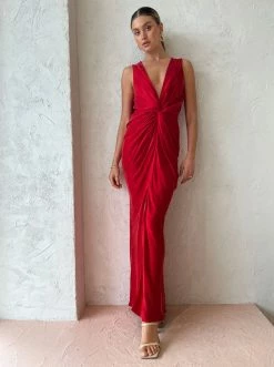 One Fell Swoop Gaia Maxi Dress In Rosso -Coco & Lola SHOP OneFellSwoop Lowres August 99 600x