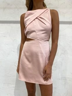 One Fell Swoop Bijou Mini Dress In Sleek Blush -Coco & Lola SHOP OneFellSwoop lowres 86 600x