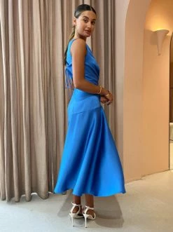 One Fell Swoop Alegra Midi In Ultramarine -Coco & Lola SHOP One Fell Swoop Low Res 100 600x