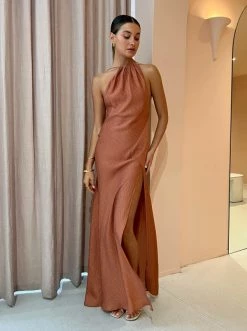 One Fell Swoop Capricorn Dress In Chestnut -Coco & Lola SHOP One Fell Swoop Low Res 136 600x