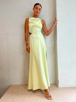 One Fell Swoop Florence Maxi Dress In Limoncello -Coco & Lola SHOP One Fell Swoop Low Res Eden 12 600x