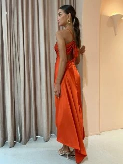 One Fell Swoop Paris Dress In Burnt Orange -Coco & Lola SHOP One Fell Swoop Low Res Eden 131 600x