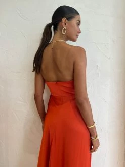 One Fell Swoop Tellus Maxi Dress In Burnt Orange -Coco & Lola SHOP One Fell Swoop Low Res Eden 158 600x