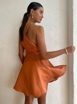 One Fell Swoop Emmeline Mini Dress In Sienna -Coco & Lola SHOP One Fell Swoop Low Res Eden 223 600x