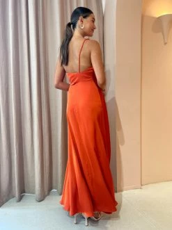 One Fell Swoop Hepburn Maxi In Burnt Orange -Coco & Lola SHOP One Fell Swoop Low Res Eden 326 600x