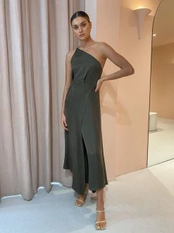 One Fell Swoop Veronique Dress In Lotus Suede