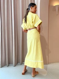 Roame Parque Dress In Butter -Coco & Lola SHOP ROAME Lowres 66 600x