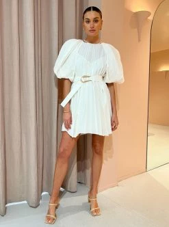 Acler Hudson Dress In Cream -Coco & Lola SHOP Reshoots Lowres august 12 600x