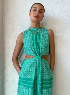 Roame Loren Maxi Dress In Roame Scarf Print -Coco & Lola SHOP Roame Low Res 11 600x