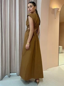 Roame Bastille Dress In Tobacco -Coco & Lola SHOP Roame Low Res 155 600x