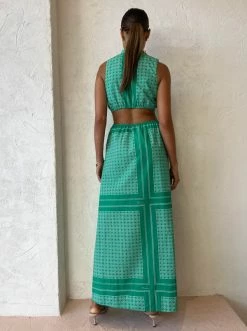 Roame Loren Maxi Dress In Roame Scarf Print -Coco & Lola SHOP Roame Low Res 18 600x