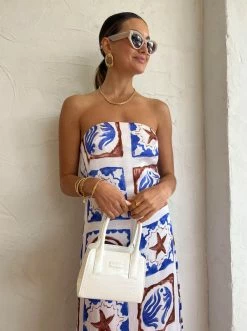 Roame Arch Dress In Roame Tiles Print -Coco & Lola SHOP Roame Low Res 51 600x