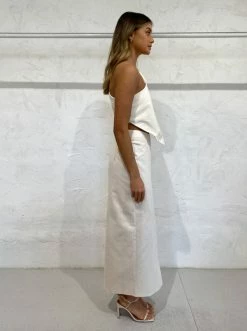 Sir Marne Midi Skirt In Natural -Coco & Lola SHOP SIR. lowres 19 600x