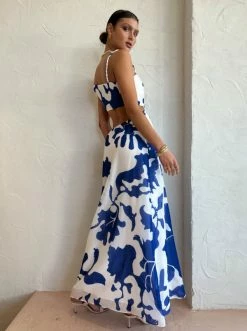 Sir Vivi Asymmetrical Cut Out Dress In Merce Abstract Print -Coco & Lola SHOP SIR Drop2 Low Res 115 600x