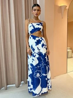 Sir Vivi Asymmetrical Cut Out Dress In Merce Abstract Print -Coco & Lola SHOP SIR Drop2 Low Res 83 600x