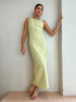 Sir Esther Midi Dress In Pistachio -Coco & Lola SHOP SIR Drop3 Low Res 82 600x