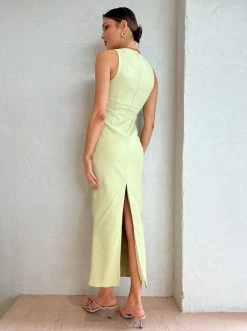 Sir Esther Midi Dress In Pistachio -Coco & Lola SHOP SIR Drop3 Low Res 93 600x