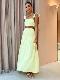 Sir Francesca Shirred Crop In Butter -Coco & Lola SHOP SIR Low Res 113 0c5fd4e4 8e05 4791 bfa1 b7a27b0f0007 600x