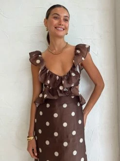 Sir Vivi Frill Maxi Dress In Marlon Polka Dot -Coco & Lola SHOP SIR Low Res 41 4907f398 1e23 498e ad61 06457bb68f2c 600x