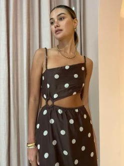 Sir Vivi Asymmetrical Cut Out Dress In Marlon Polka Dot -Coco & Lola SHOP SIR Low Res 5 770bfb0e 565b 46c0 8e49 26441306e47d 600x