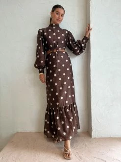 Sir Vivi Cut Out Maxi Dress In Marlon Polka Dot -Coco & Lola SHOP SIR Low Res 91 0fd0cb53 2c9d 49b0 9c56 45366427239b 600x