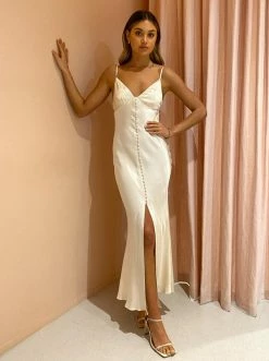 Shona Joy La Lune Bias Slip Dress In Cream -Coco & Lola SHOP ShonaJoyLaLune lowres 74 600x