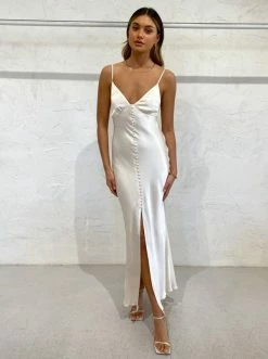 Shona Joy La Lune Bias Slip Dress In Cream -Coco & Lola SHOP ShonaJoyLaLune lowres 81 600x