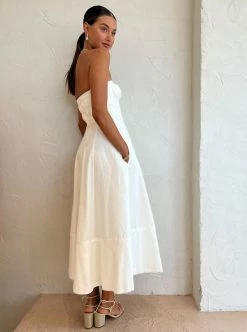 Shona Joy Akua Strapless Bustier Midi Dress In Coconut -Coco & Lola SHOP ShonaJoy Lowres 181 0fb3373e 3919 4e03 94e9 78d1a5ec5f78 600x