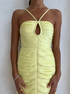 Shona Joy Thea Keyhole Mini Dress In Limoncello -Coco & Lola SHOP ShonaJoy Lowres 26 86022101 0079 4376 85e5 92fa2993af1b 600x