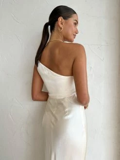 Shona Joy Asymmetrical Gathered Maxi Dress In Cream -Coco & Lola SHOP ShonaJoy Lowres 29 69695de3 c7d3 4c5d 8d38 ce3905ad8818 600x