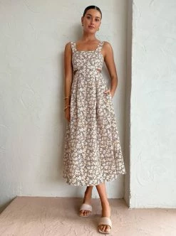 Shona Joy Heather Cut Out Midi Dress In Black/Multi -Coco & Lola SHOP ShonaJoy Lowres 50 33afd7ef 9069 4017 8f84 1ba287efbbaf 600x