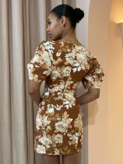 Shona Joy Capucine Lace Front Lantern Sleeve Mini Dress In Almond/Multi -Coco & Lola SHOP ShonaJoy lowres 22 354d29ea 9c16 42b0 9cde 978da8e08687 600x