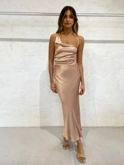 Shona Joy La Lune Asymmetrical Midi Dress In Desert Rose -Coco & Lola SHOP ShonaJoy lowres 52 ab5ddd59 0ca0 468a 83a7 1b6301be6a8a 600x