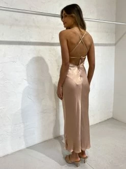 Shona Joy La Lune Asymmetrical Midi Dress In Desert Rose -Coco & Lola SHOP ShonaJoy lowres 54 d78a155b 7ce0 41cf 8a00 1e45282ac203 600x