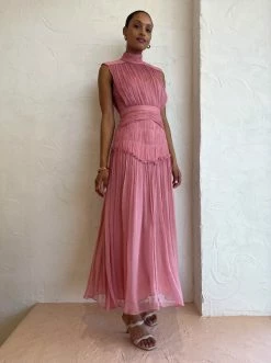 Shona Joy Lauren High Neck Midi Dress In Blush 10 Shona Joy Lauren High Neck Midi Dress In Blush -Coco & Lola SHOP Shona Joy Low Res 19 c02353e0 ede9 4dda 97f3 c952463f40a9 600x