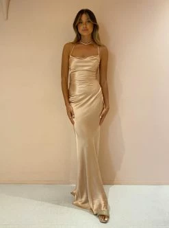 Shona Joy La Lune Lace Back Maxi Dress In Desert Rose -Coco & Lola SHOP Shona La Lune Low Res 85 600x