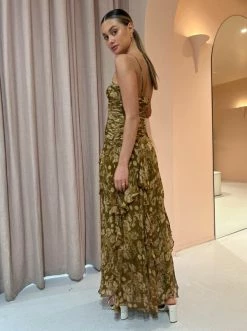 Shona Joy Rosaline Keyhole Frill Maxi Dress -Coco & Lola SHOP Shona Reshoot Low Res 10 600x